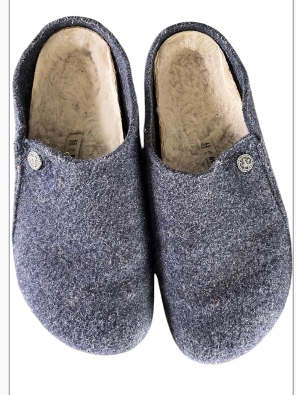 Birkenstock ZIRMAT Sz 42 US 9-91/2 Blue Slippers Granola - Picture 1 of 8